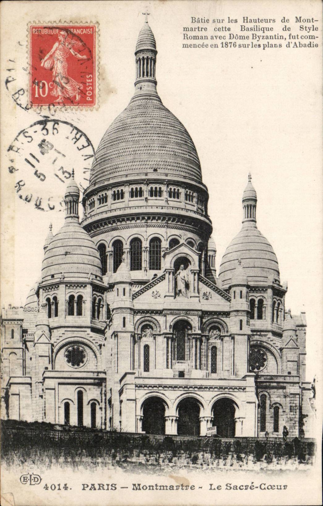 Paris CPA Montmartre Sacre Coeur