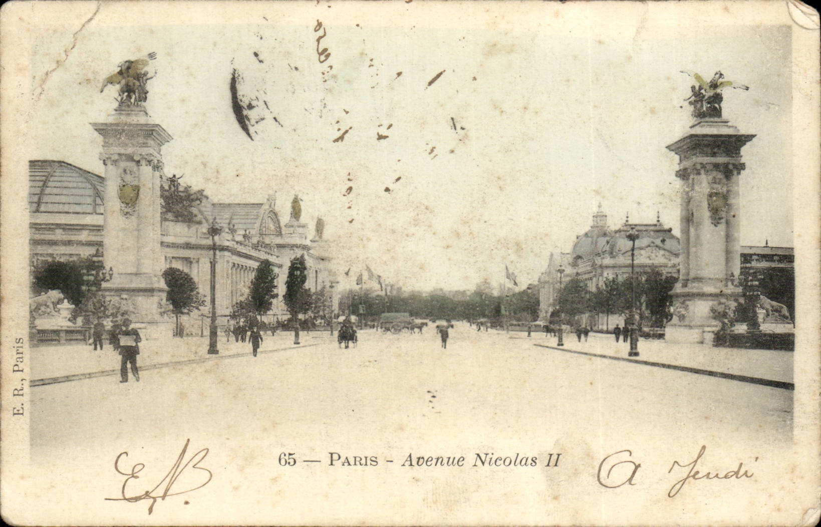 Paris CPA Which occurred Nicolas II