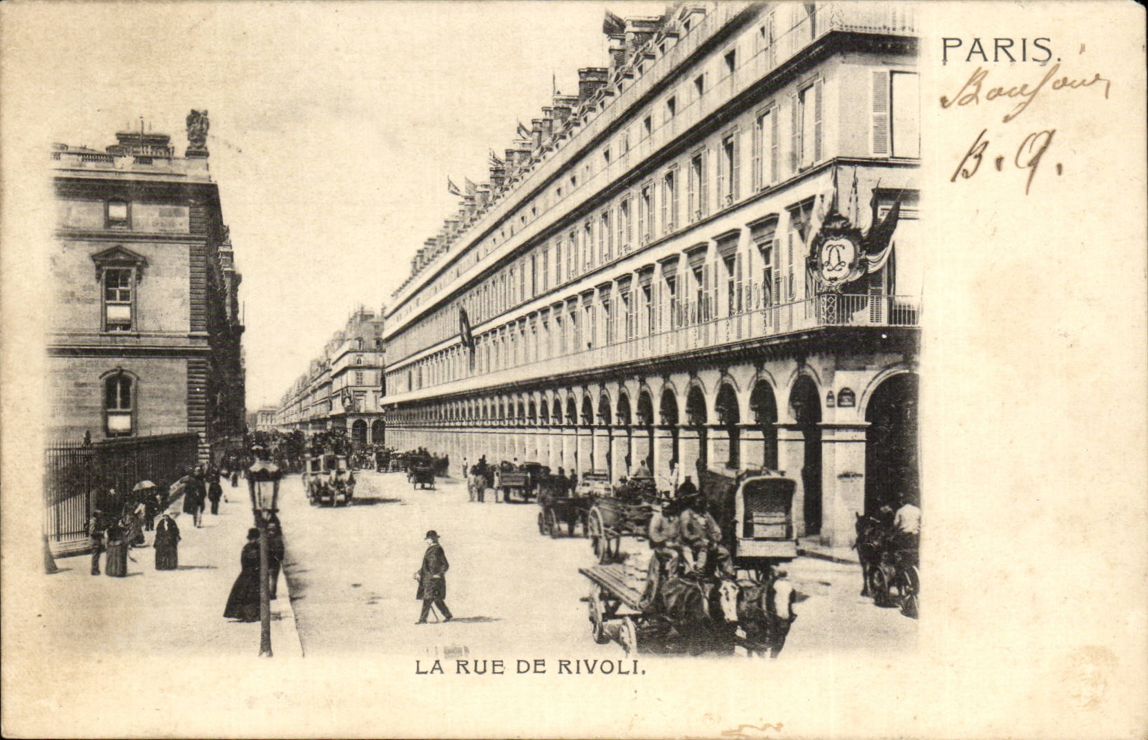 Paris CPA Rue de Rivoli