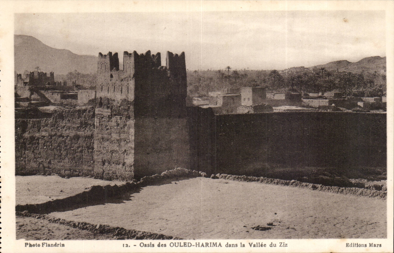 Morocco CPA Oasis of the ouled Harima in Al valley of Zis