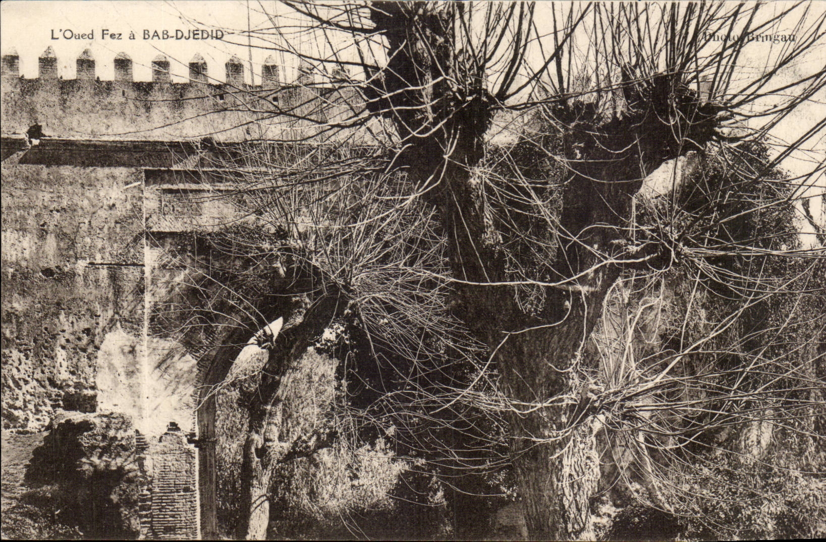 Marokko Fez CPA das Fez-Wadi hat Bab Djedid