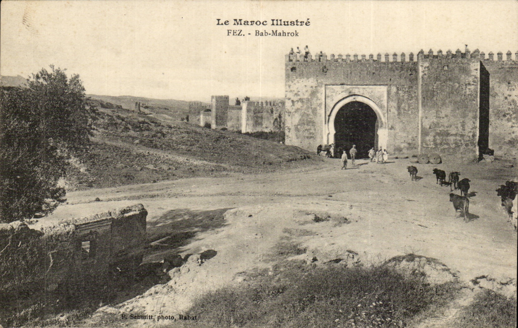 Marokko Fez CPA Bab Mahrok