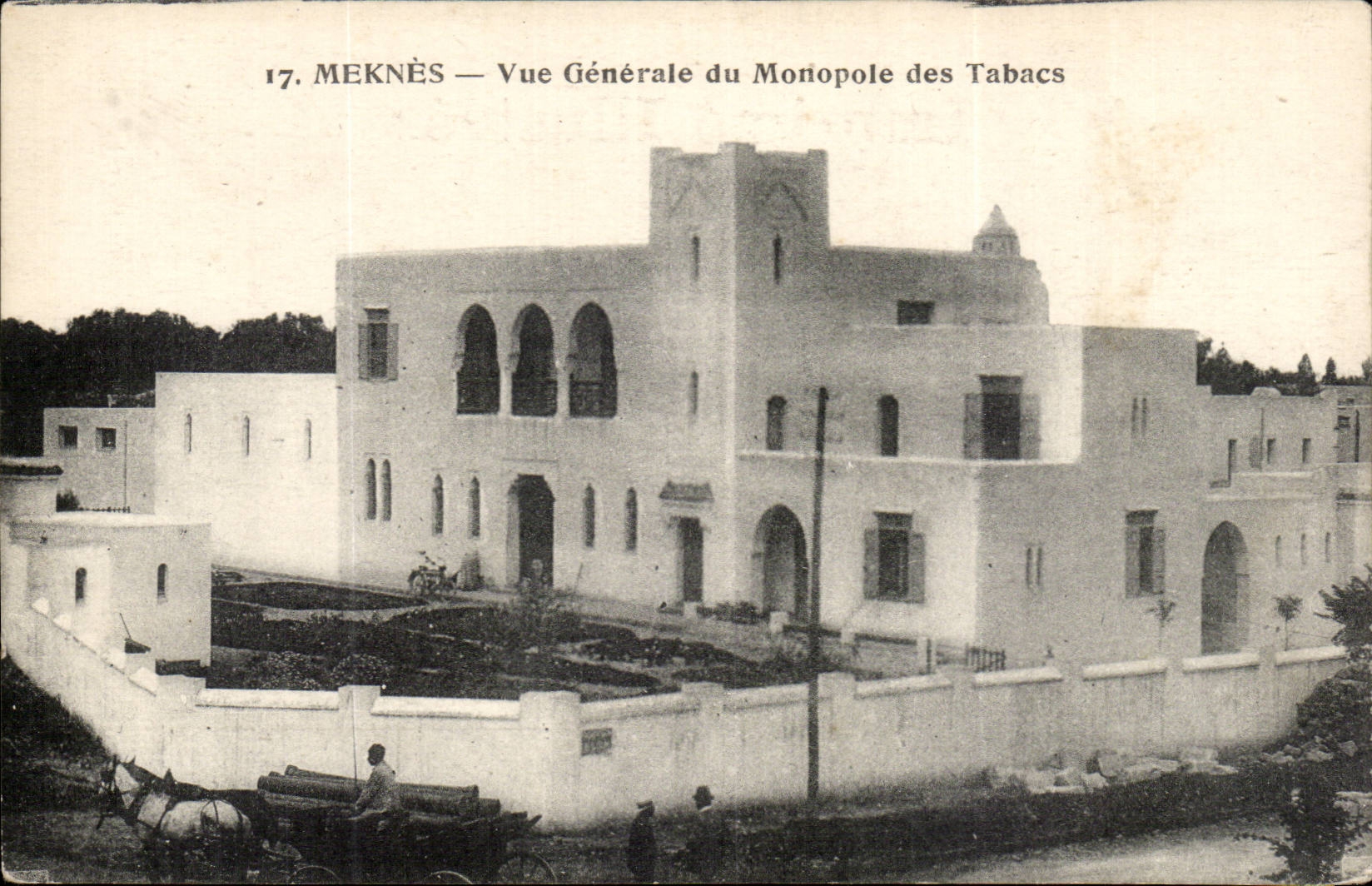 Morocco Meknes CPA View of the Monopoly of the tobaccos