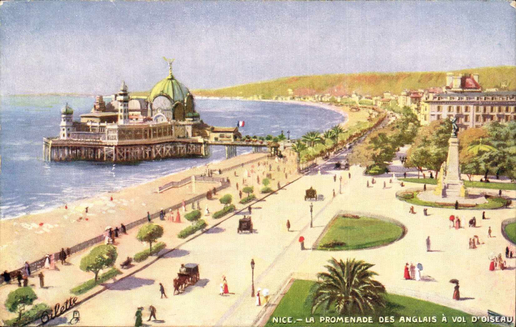 Nice CPA Walk of English as the crow flies