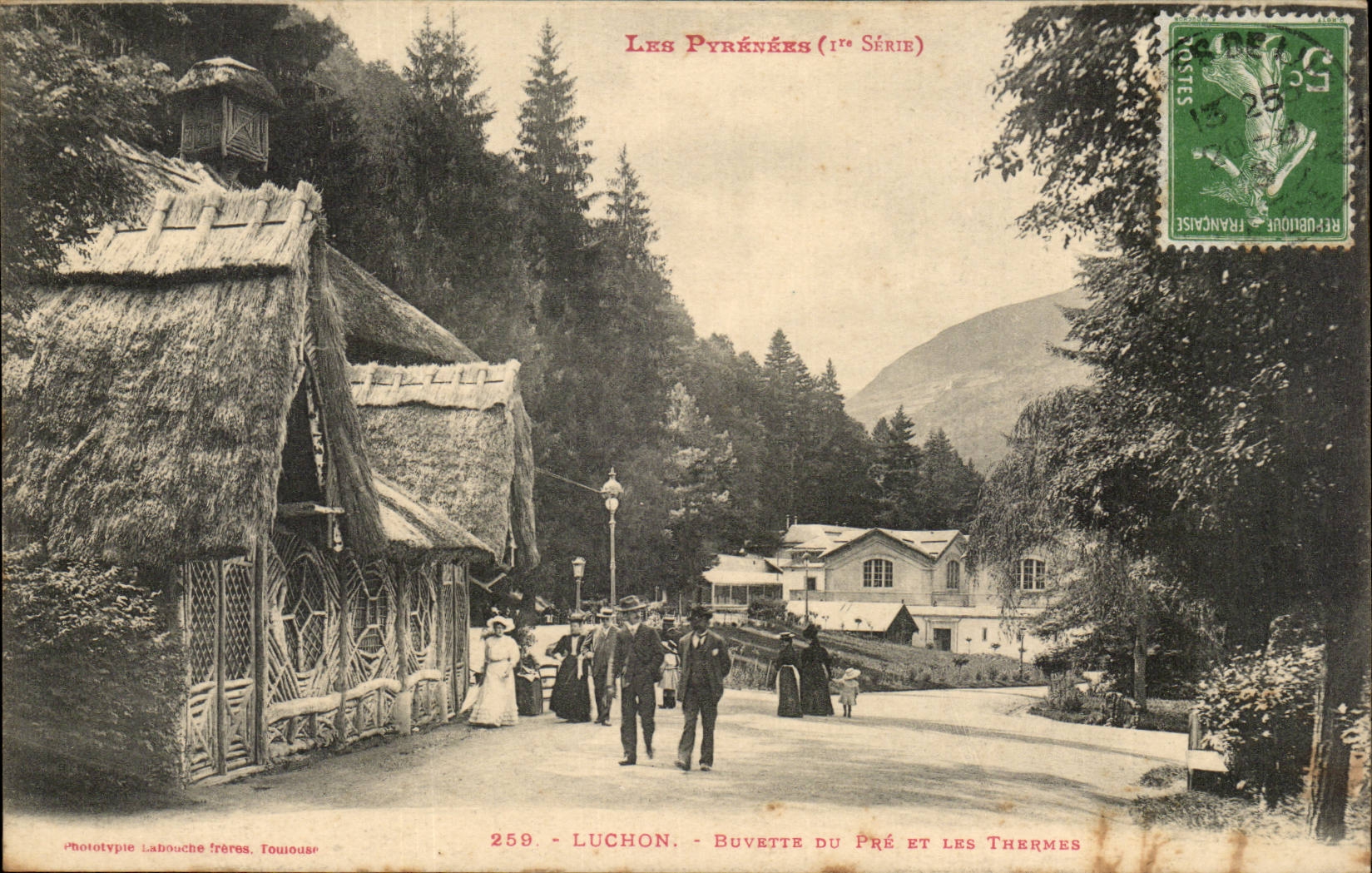 Luchon CPA Refreshment bar of pre and Thermal baths