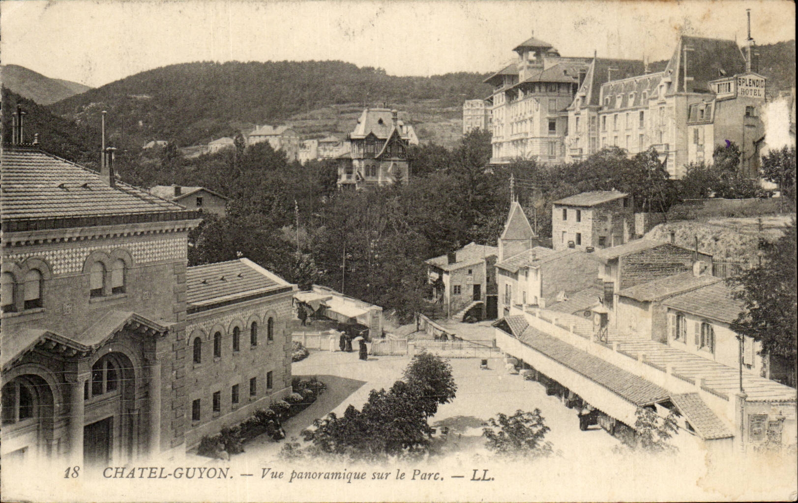 Chatelguyon CPA Panoramic View on the park