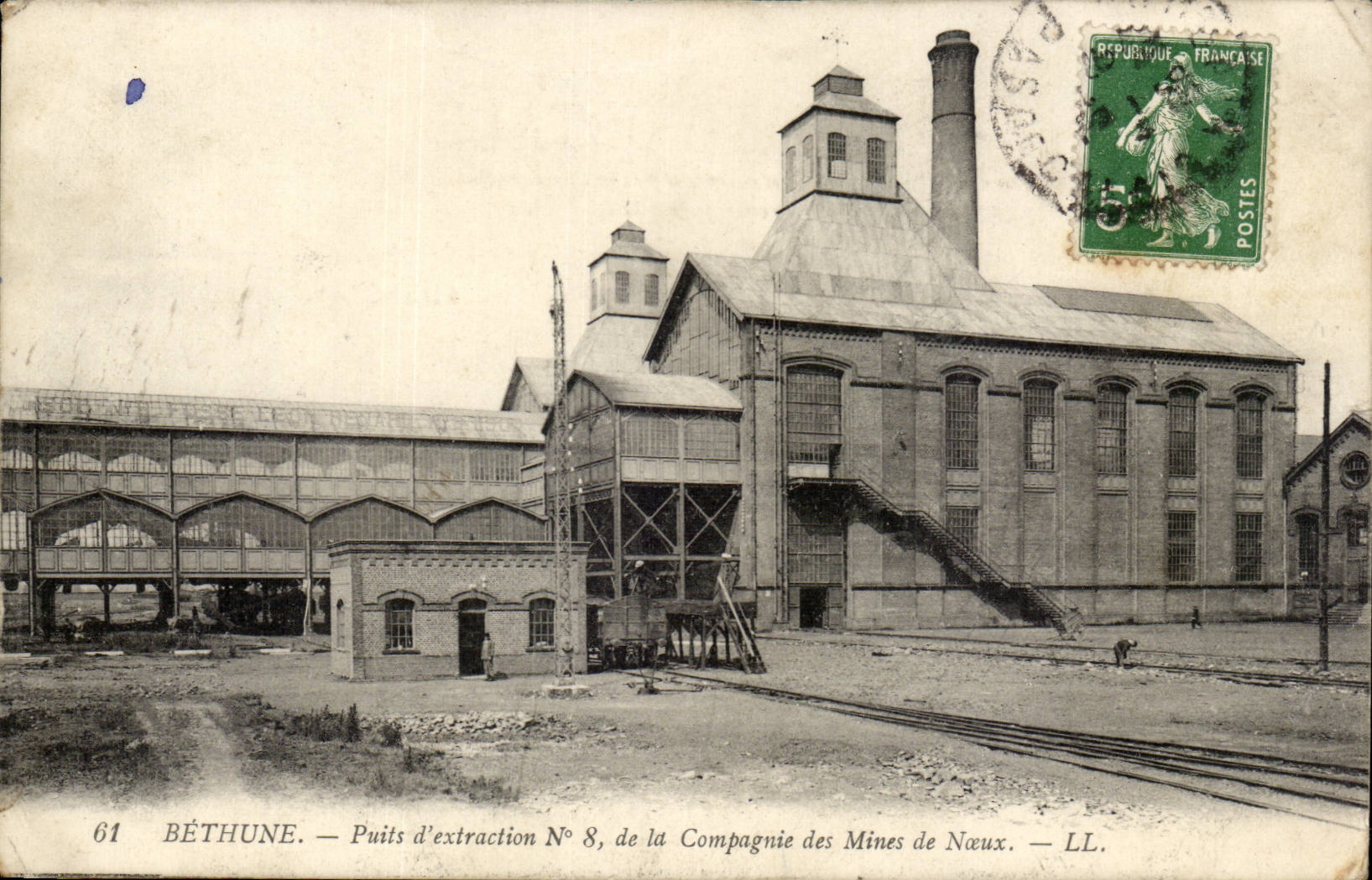 Bethune CPA Winding shaft n°8 of the company of the mines of Noeux