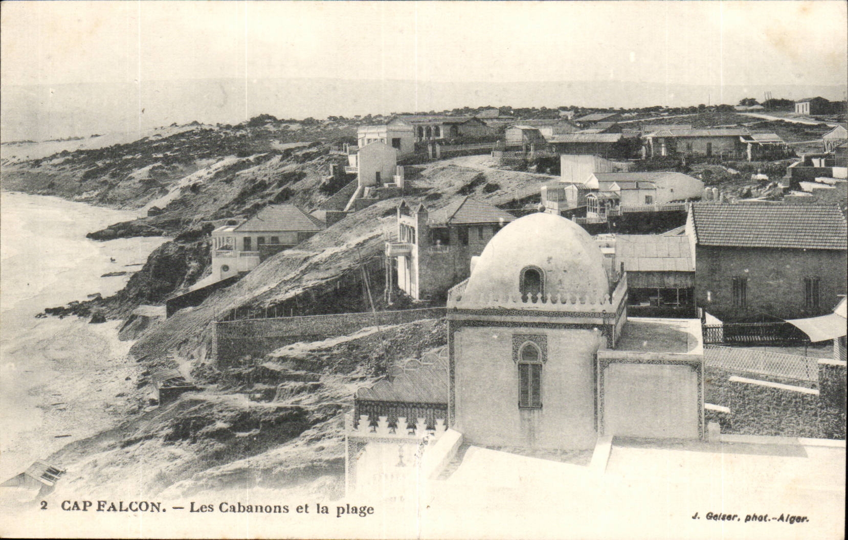 Morocco Cape Falcon CPA Cottages and the beach