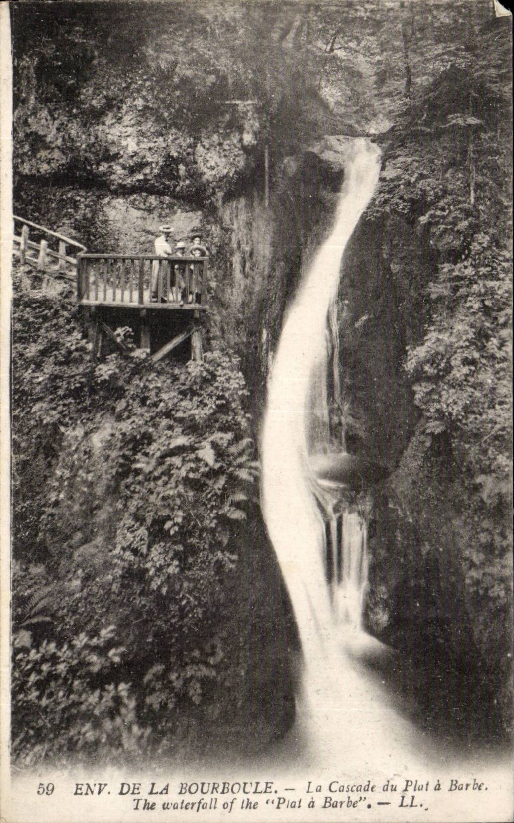 Umlagerungen von Bourboule CPA die Kaskade des Rasierbechers