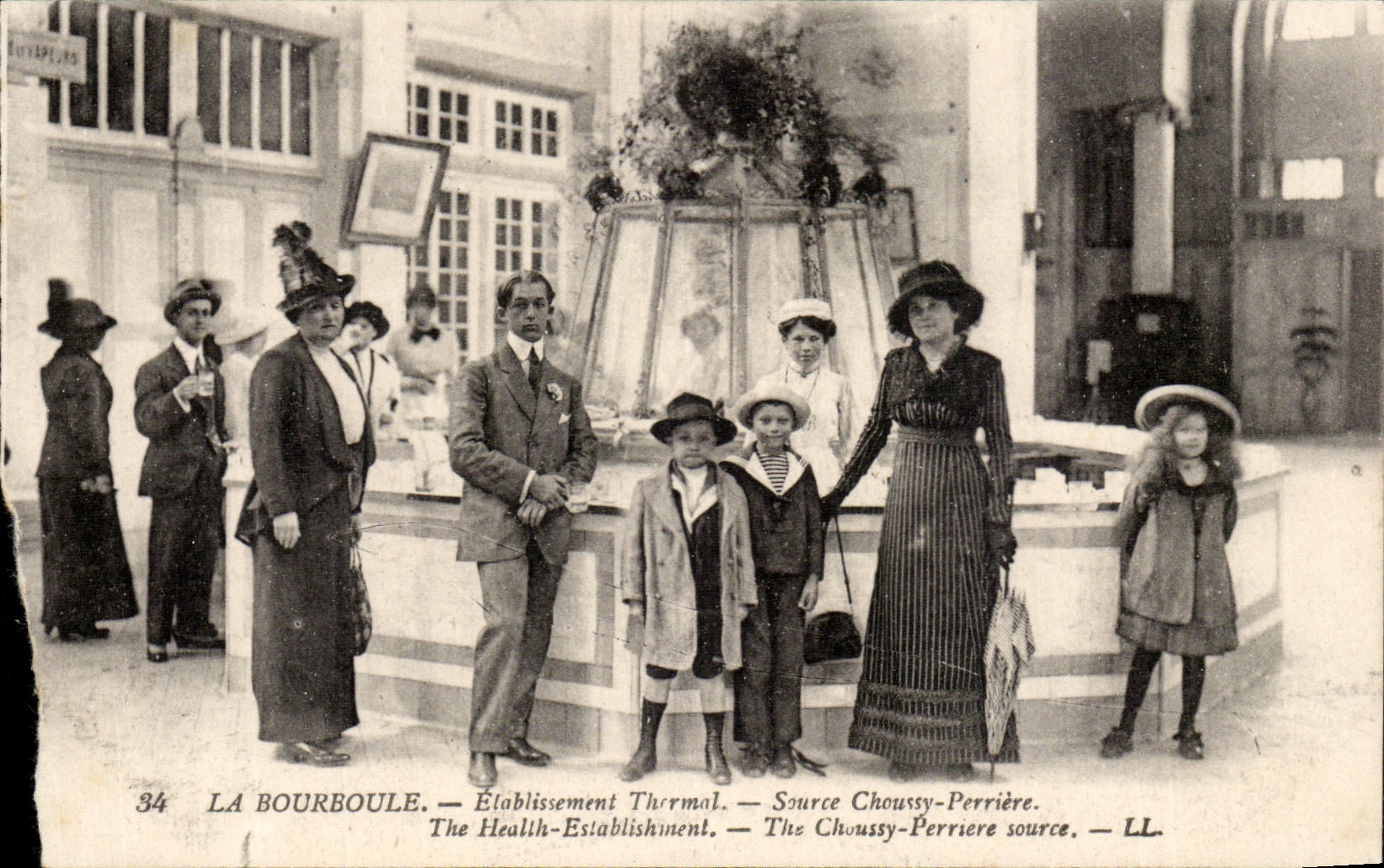 Bourboule CPA hydropathisches Einrichtung Quellchoussy Steinsteinbruch