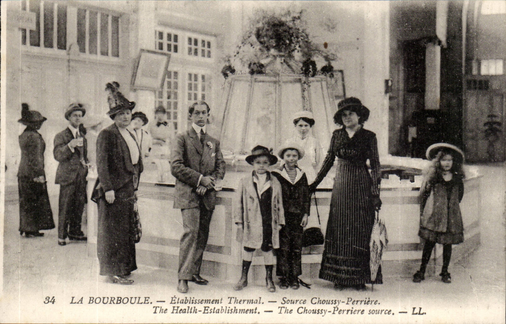 Bourboule CPA hydropathisches Einrichtung QuellChoussy Steinsteinbruch