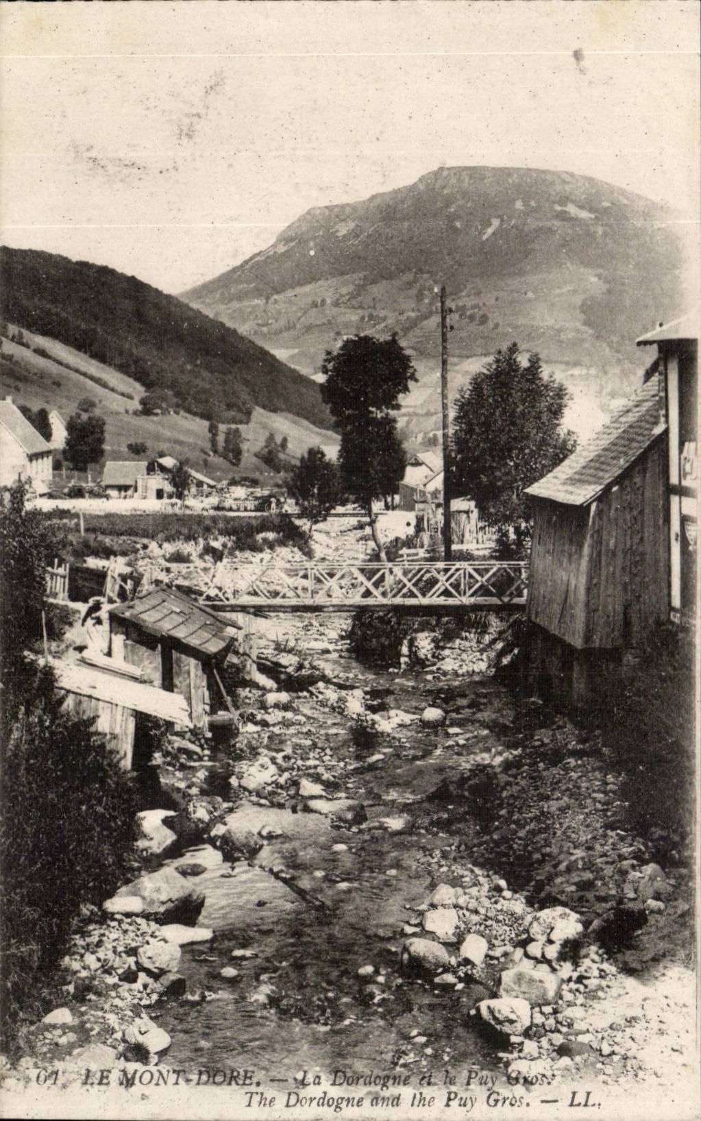 The Mount Gilds CPA the Dordogne and Puy Gros