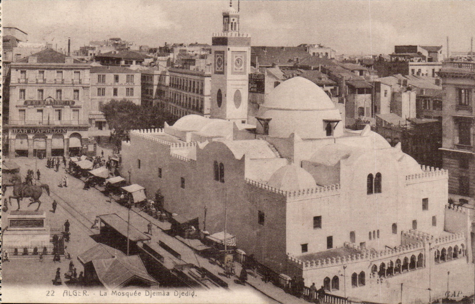 Algeria Algiers CPA the mosque Djemaa Djedid
