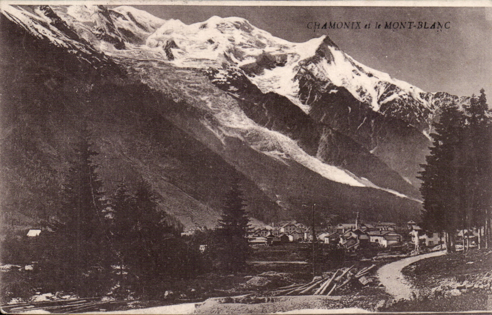 CPA Chamonix et le Mont Blanc