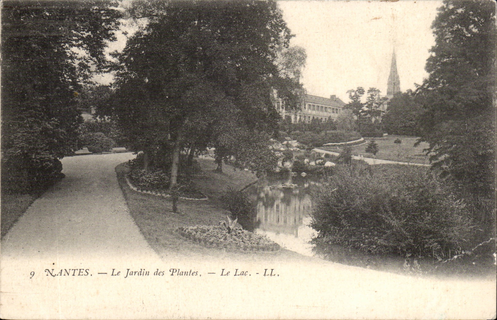 Nantes CPA the botanical garden
