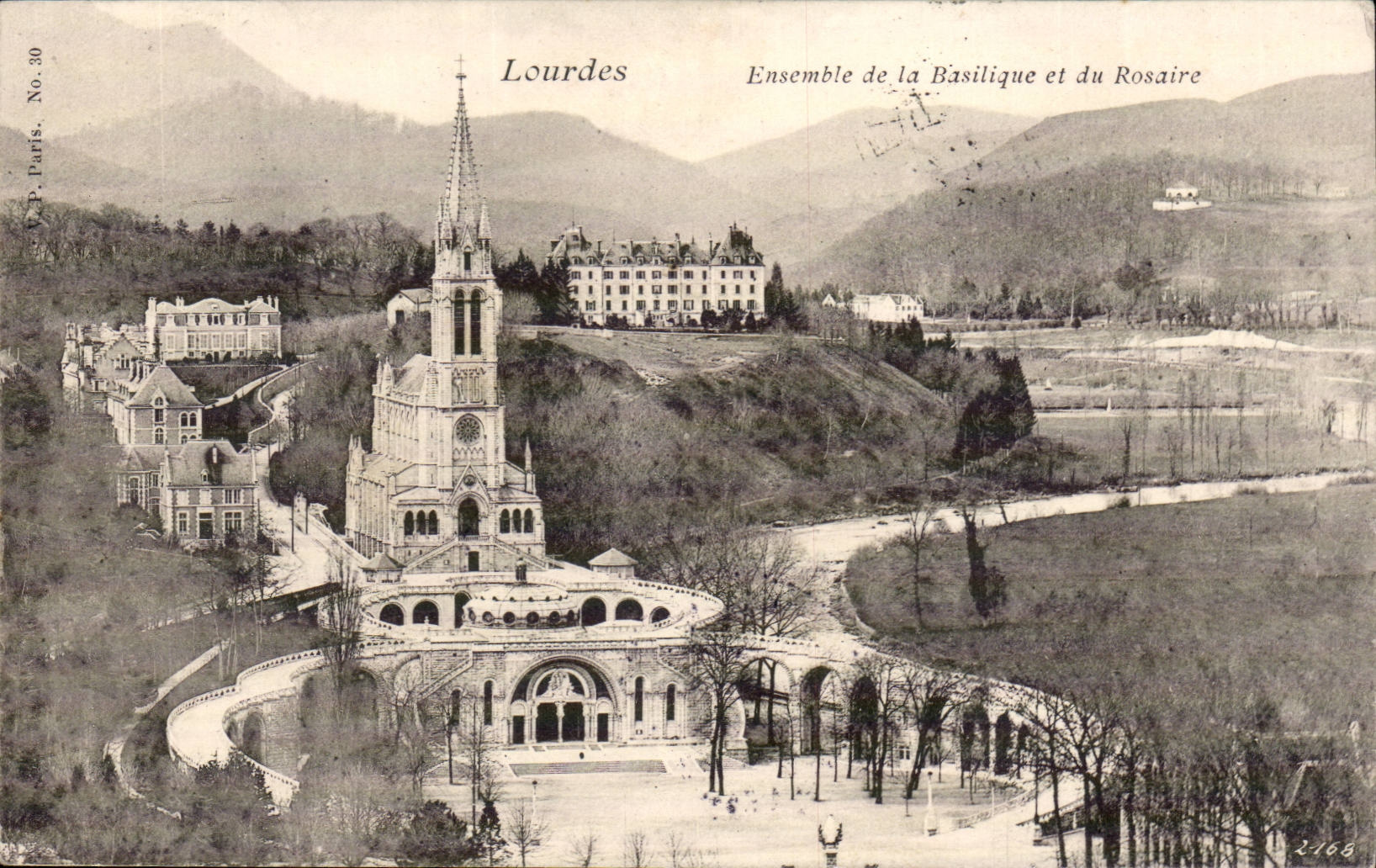 Lourdes CPA Together of the basilica and the rosary