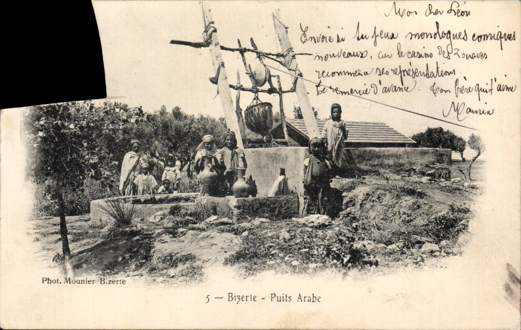 Tunisia CPA Arab Bizerte Well