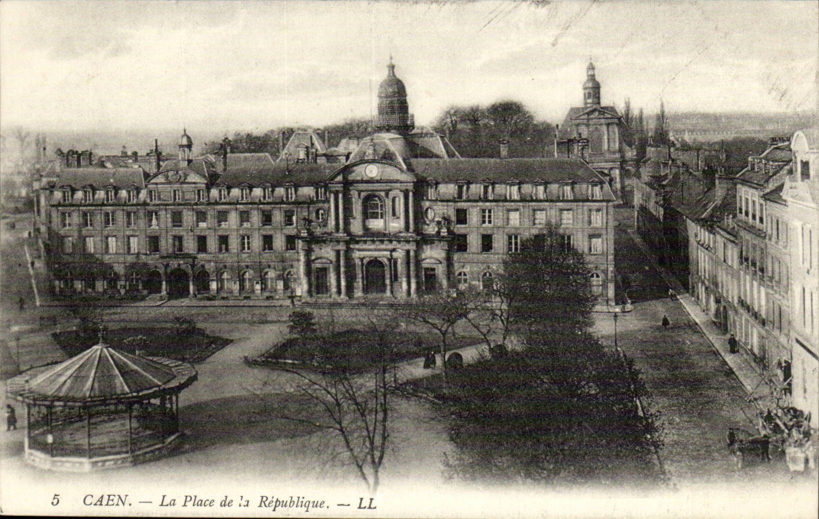 Caen - der Ort der Republik - CPA