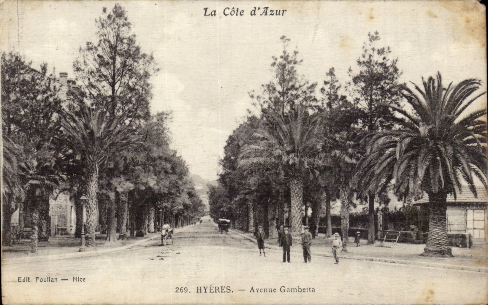 Hyeres - Gambetta Allee - CPA