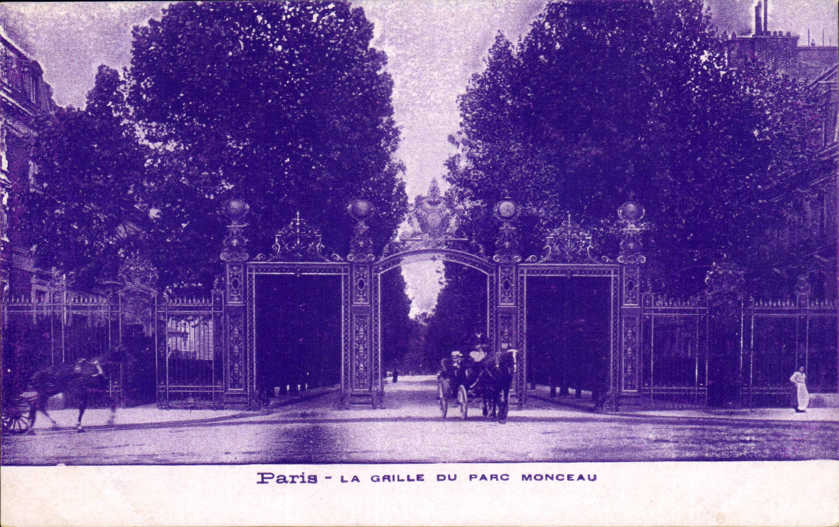 Paris 8 - The Grid of the Park Heap - CPA