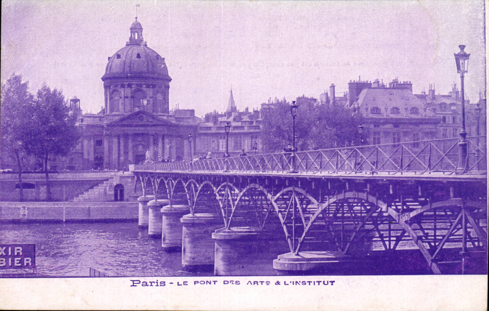 Paris - Le Pont des Arts et l'Institut - CPA