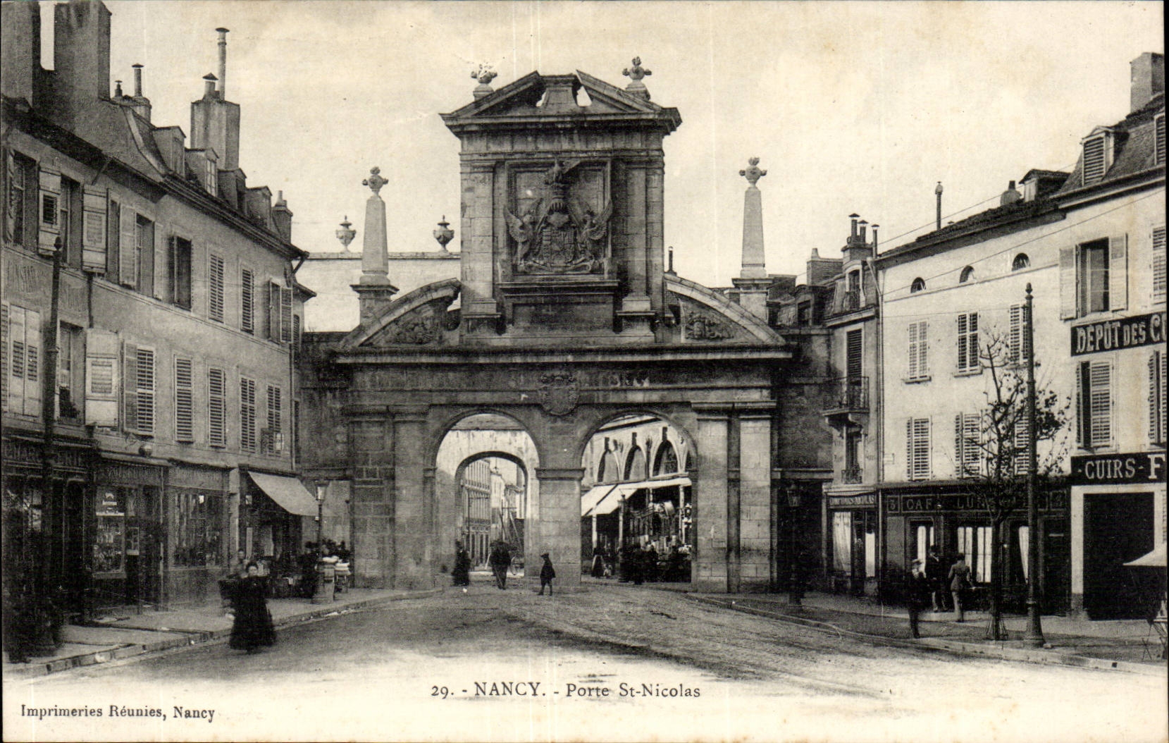 Nancy - Porte St Nicolas - CPA 