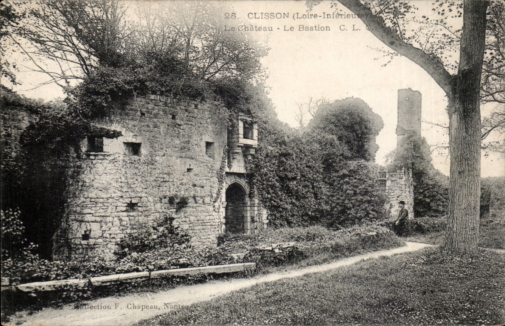 Clisson - the Castle - the Bastion - CPA