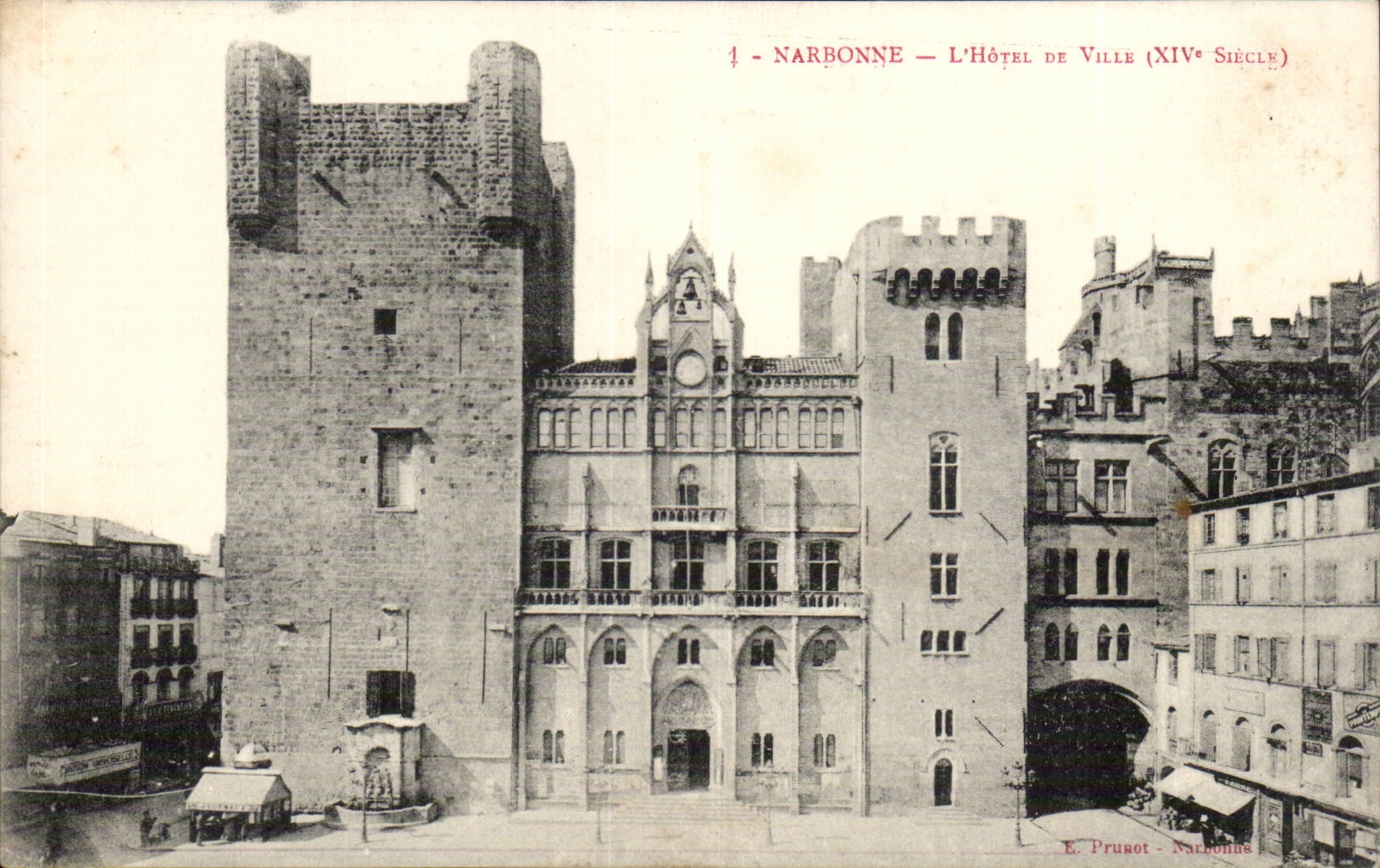 Narbonne - the Town hall - CPA