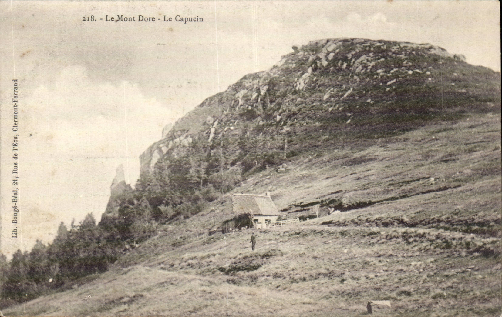 Die Einfassung vergoldet - der Capuchin - CPA