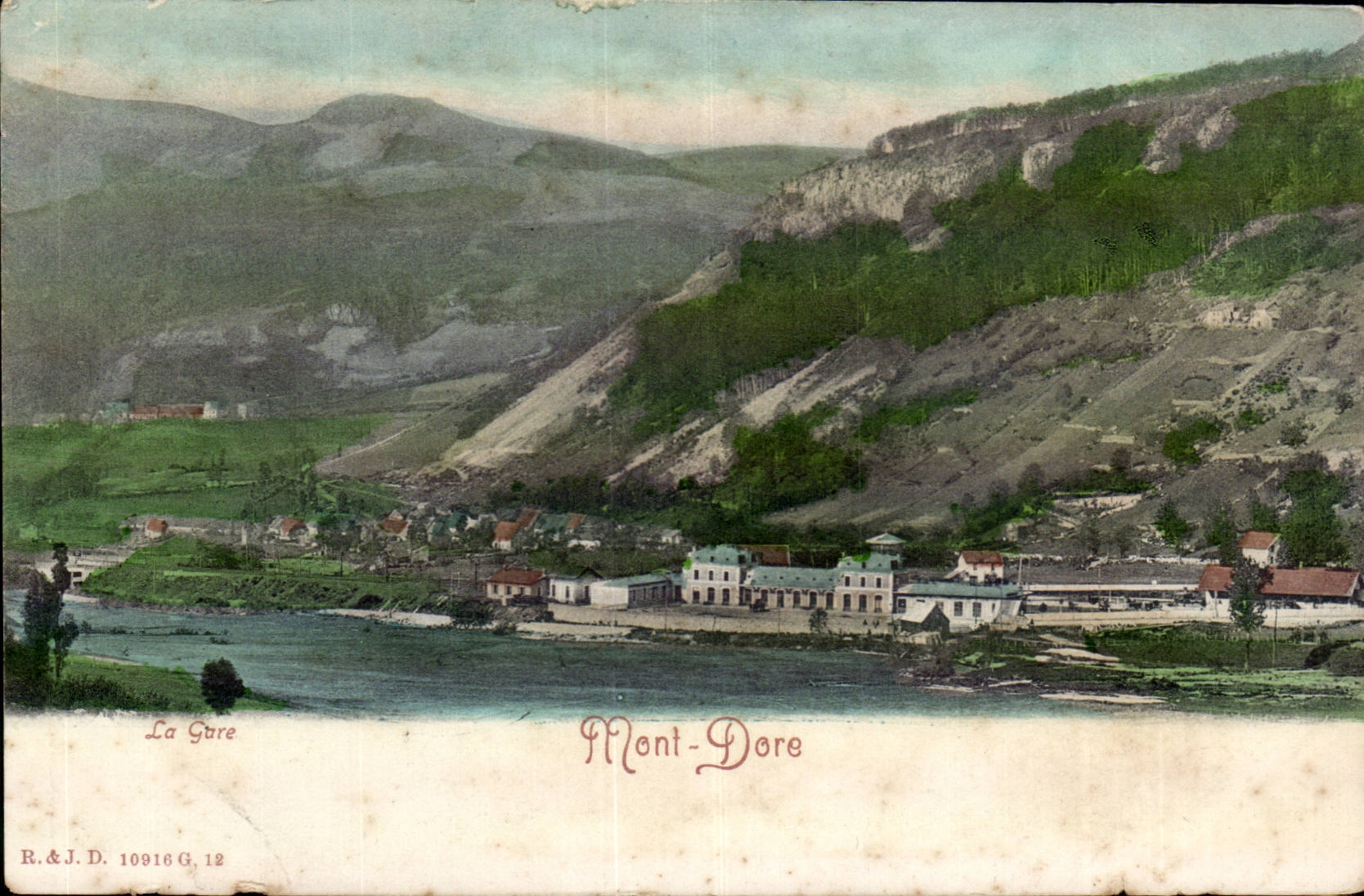 Die Einfassung vergoldet - Ansicht - CPA