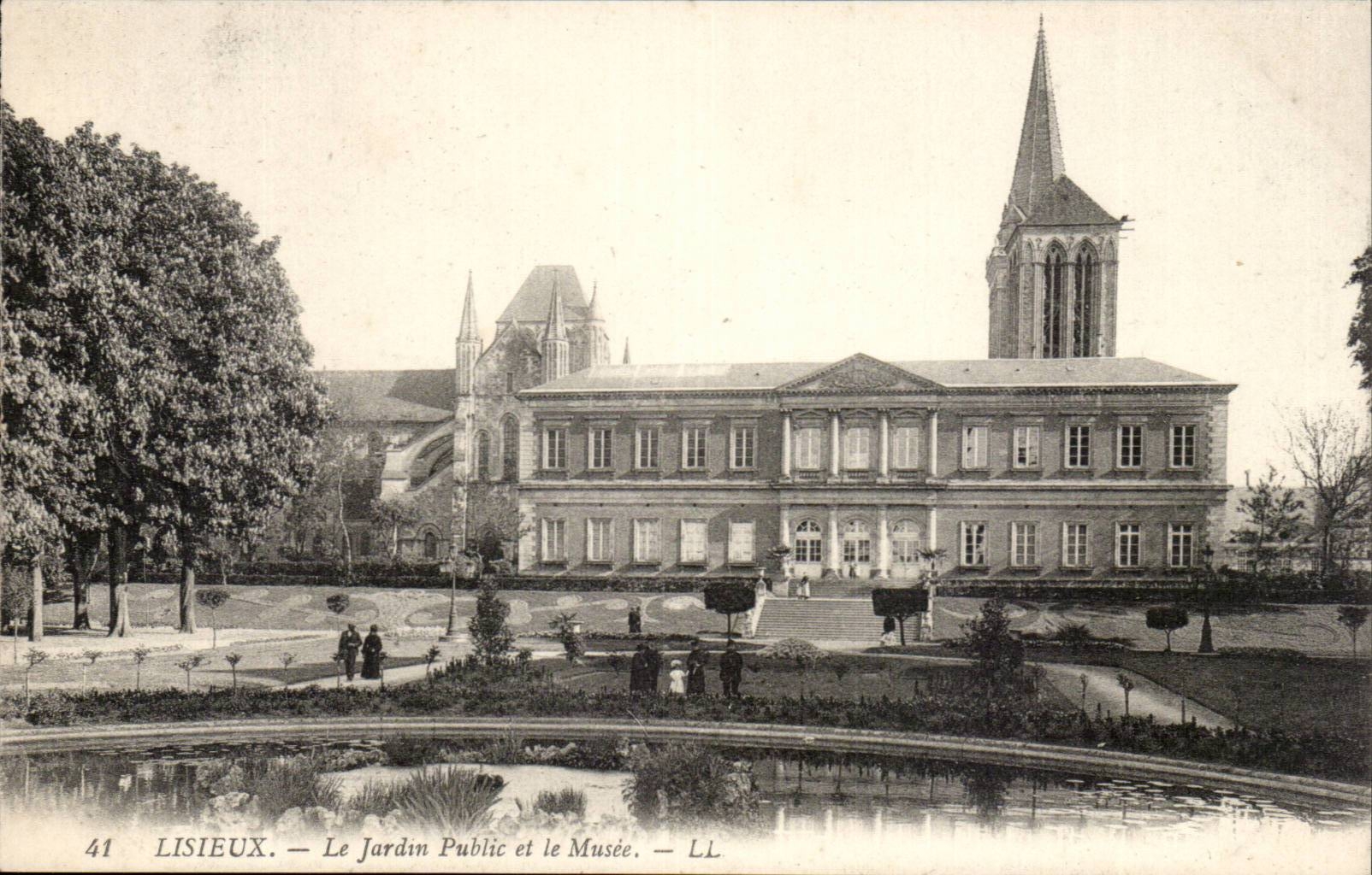 Lisieux CPA der allgemeine Garten und das Museum