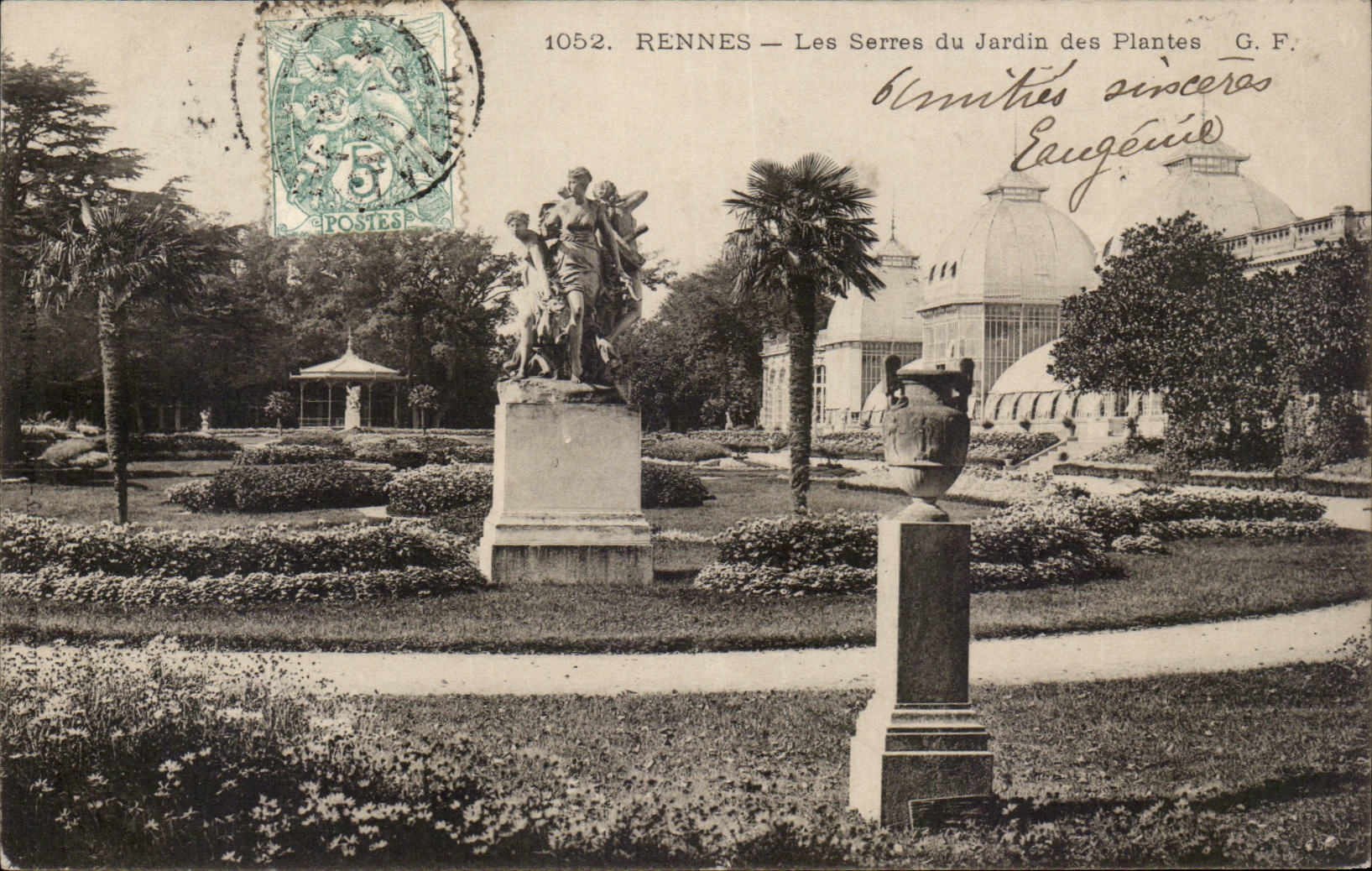 Rennes CPA Les serres du jardin des plantes