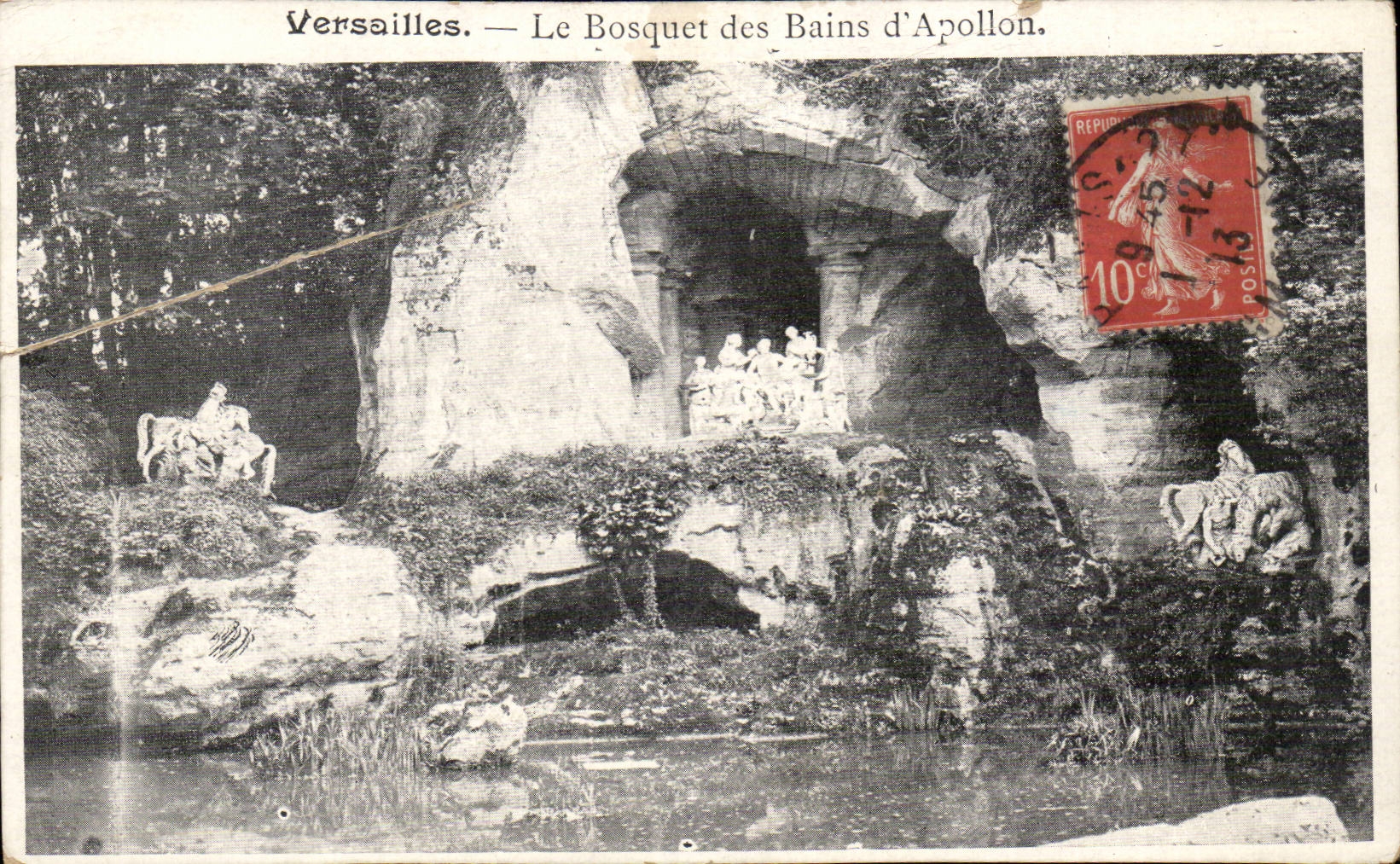 Versailles - Thickets of the Baths of Apollo CPA