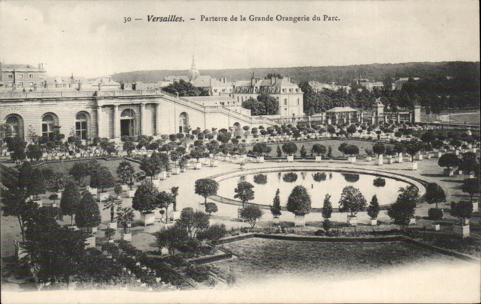 Versailles - Floor of Large the Orangery of Park CPA