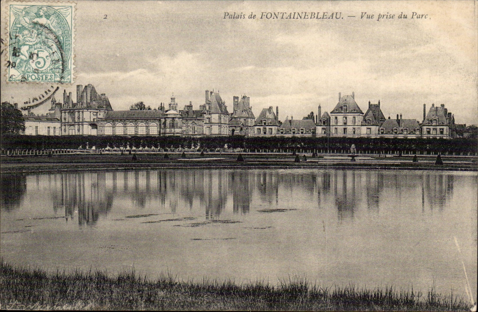 Palate of Fontainebleau - Seen from of the Park - CPA