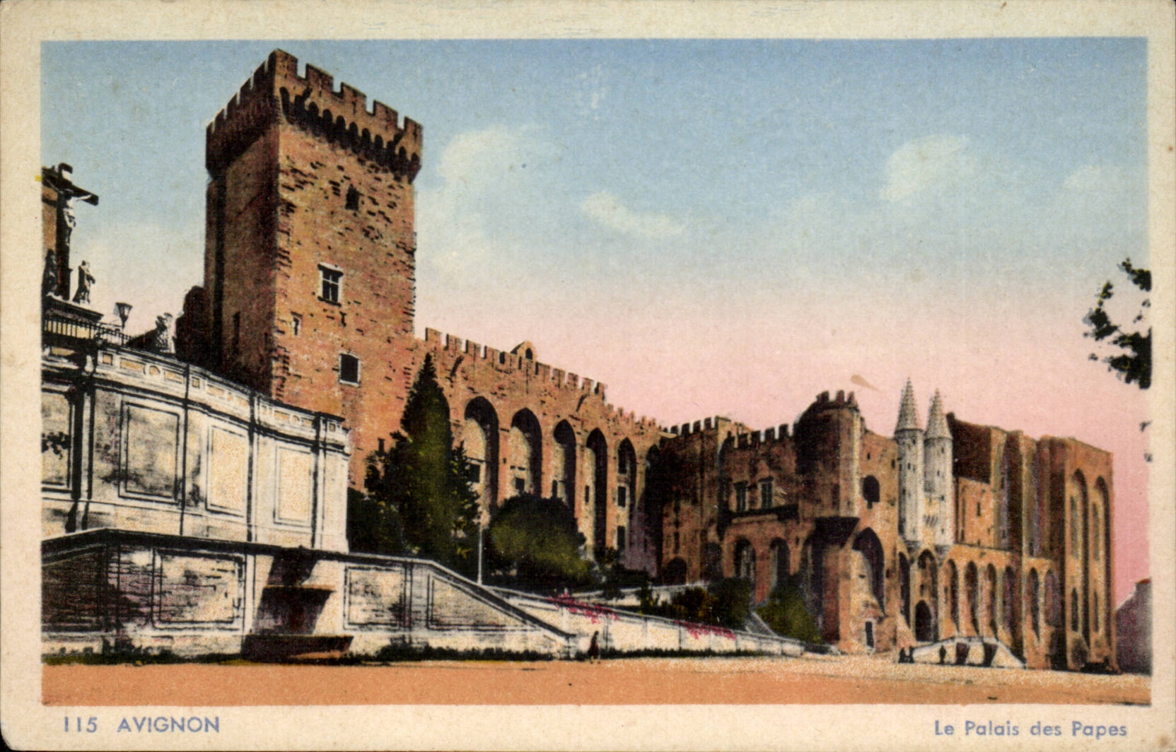 Avignon CPA the palate of the Popes