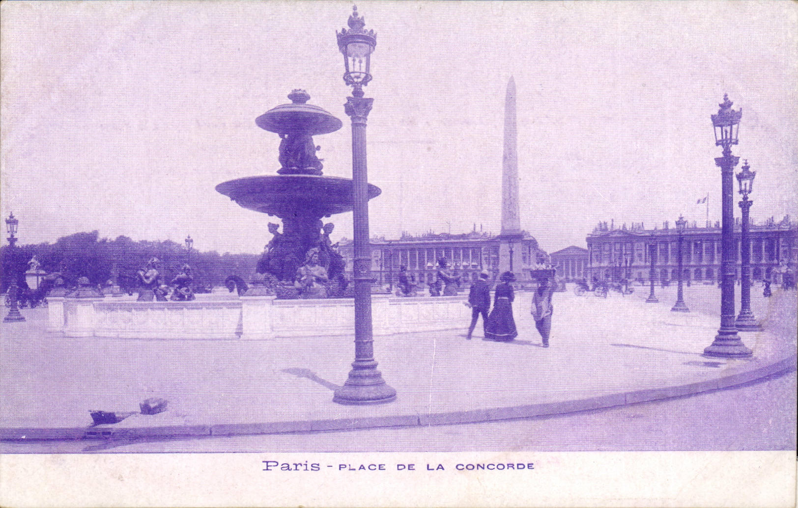 Paris CPA Place de la concorde