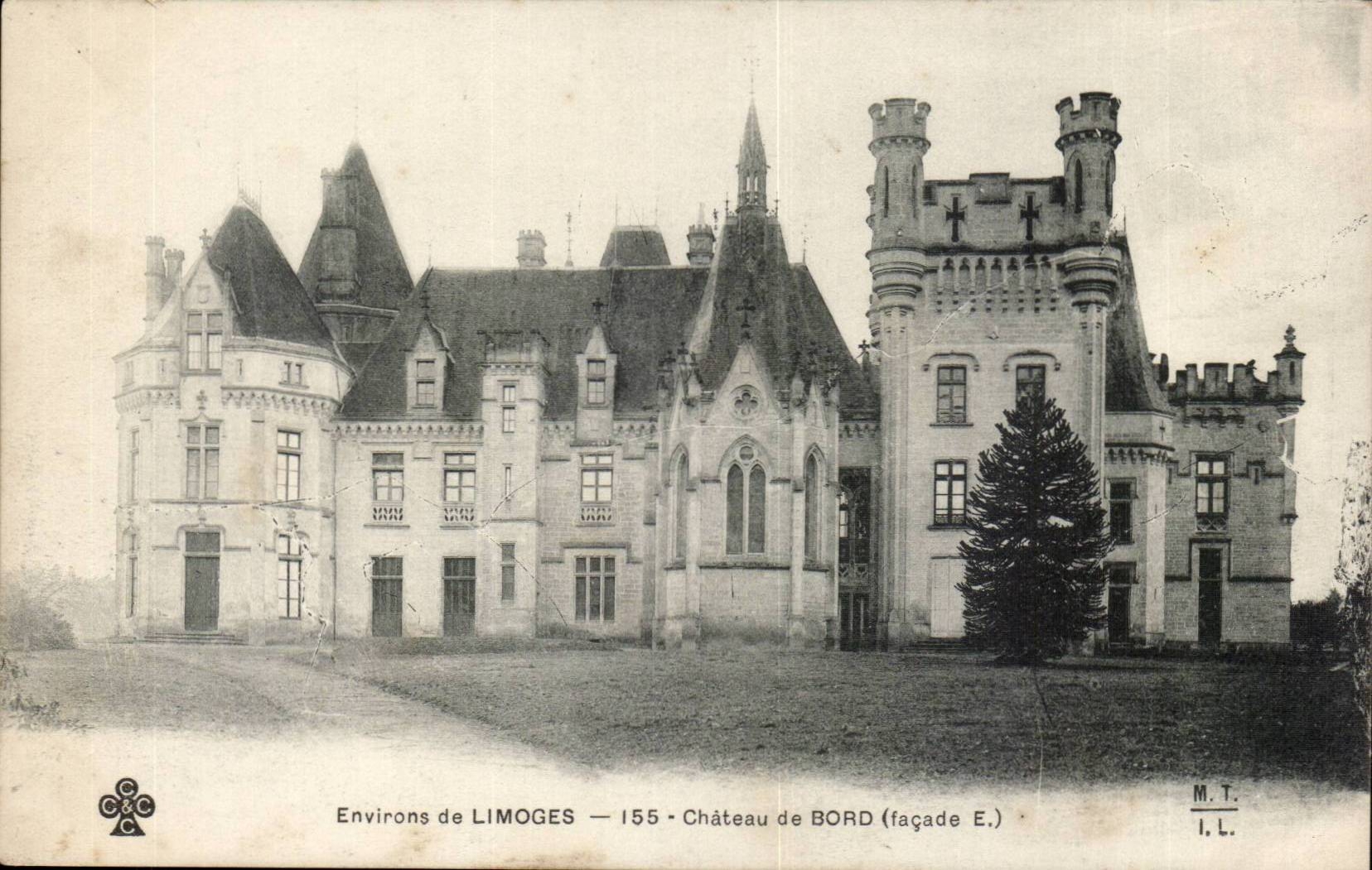 Surroundings of Limoges CPA Chateaud E edge
