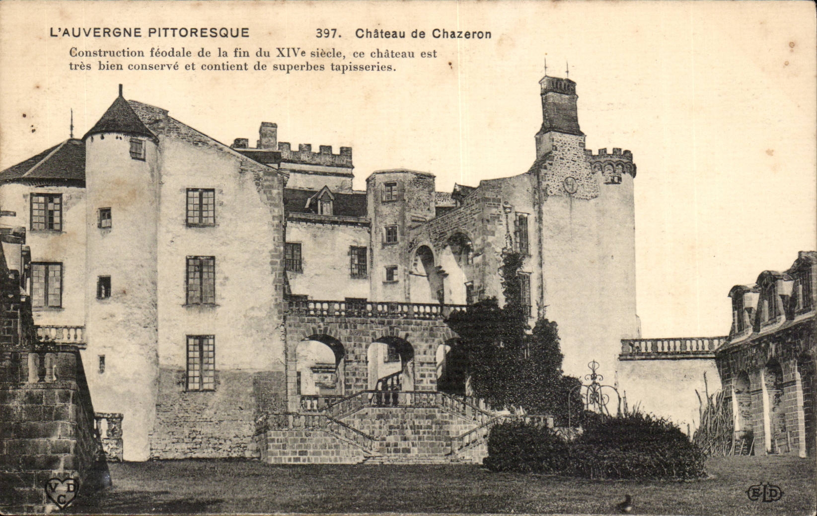 Auvergne CPA Castle of Chazeron