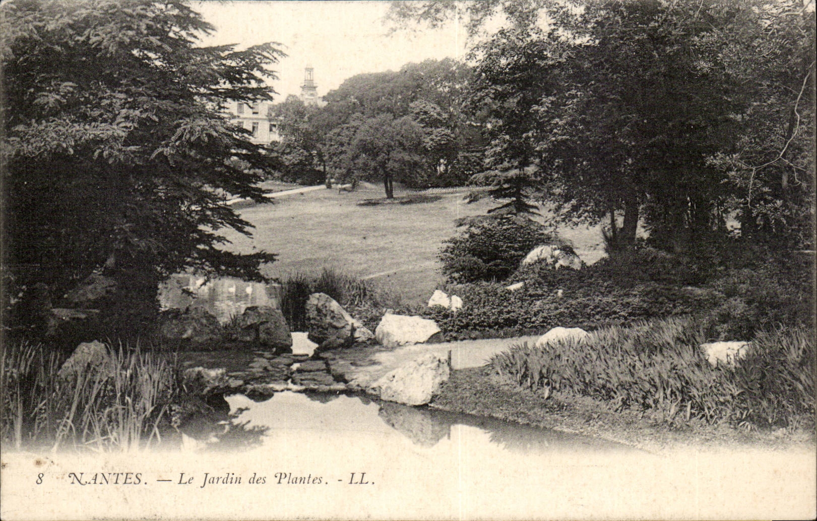 Nantes CPA the botanical garden