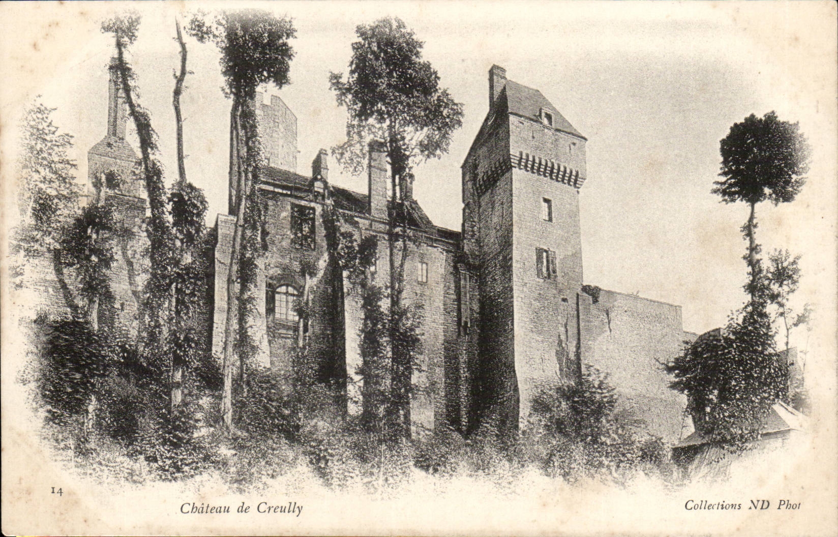 Apple-brandy - Castle of Creully - CPA