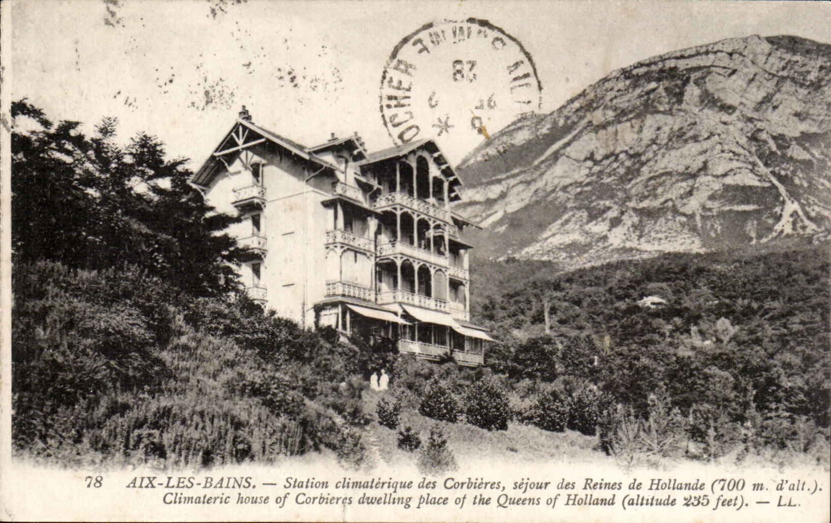 Aix-les-Bains - Climateric Station des Corbieres Aufenthalts von Rienes von den Niederlanden das 700 m von Alt - CPA