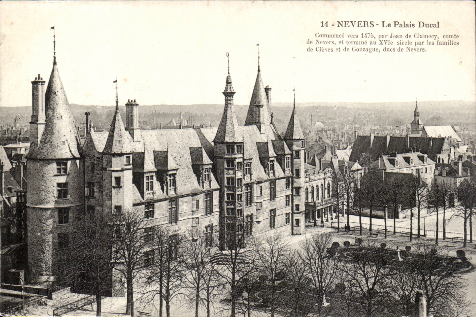 Nevers - Ducal Palate - CPA