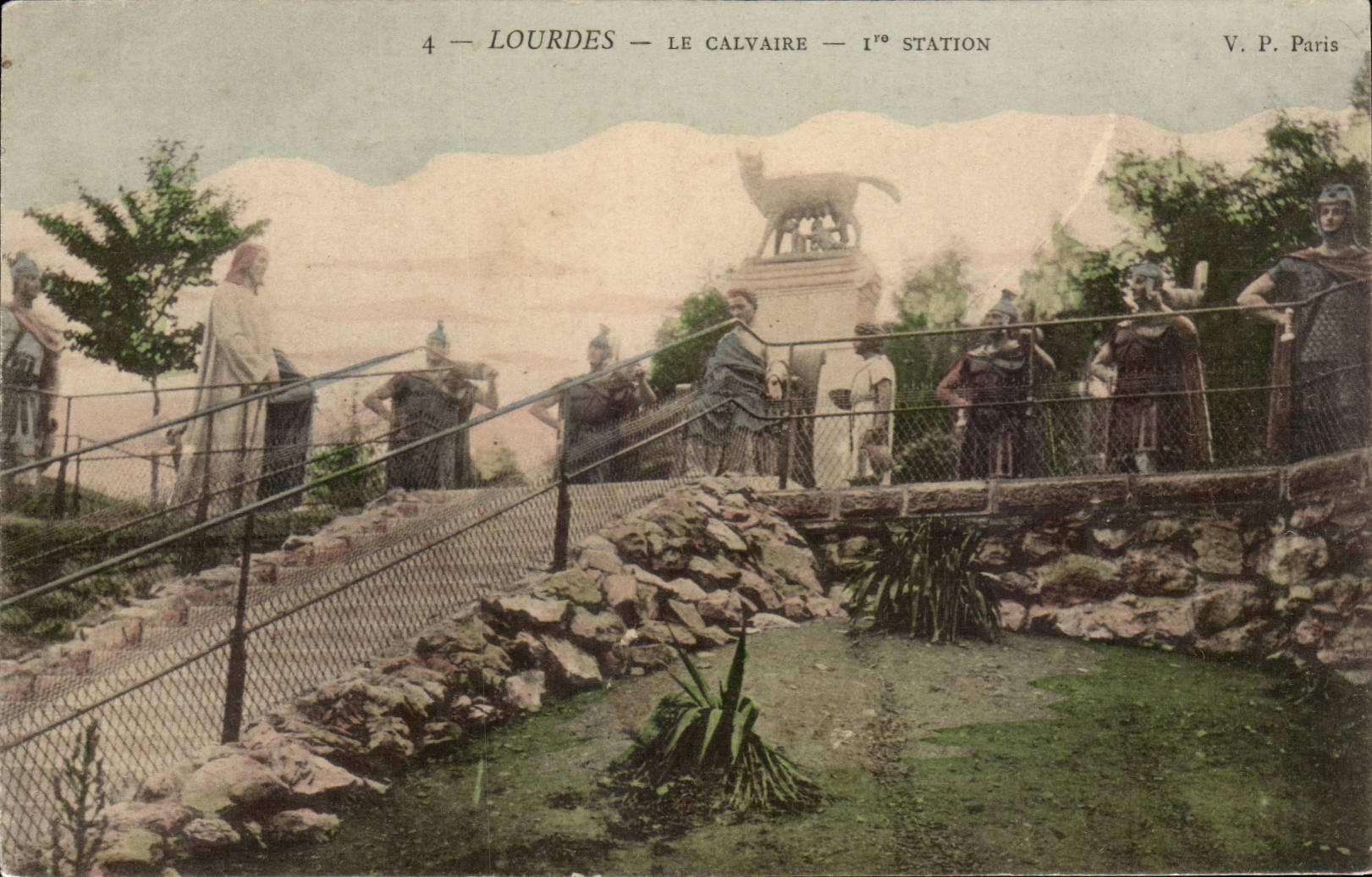 Lourdes - Martyrdom I Station CPA