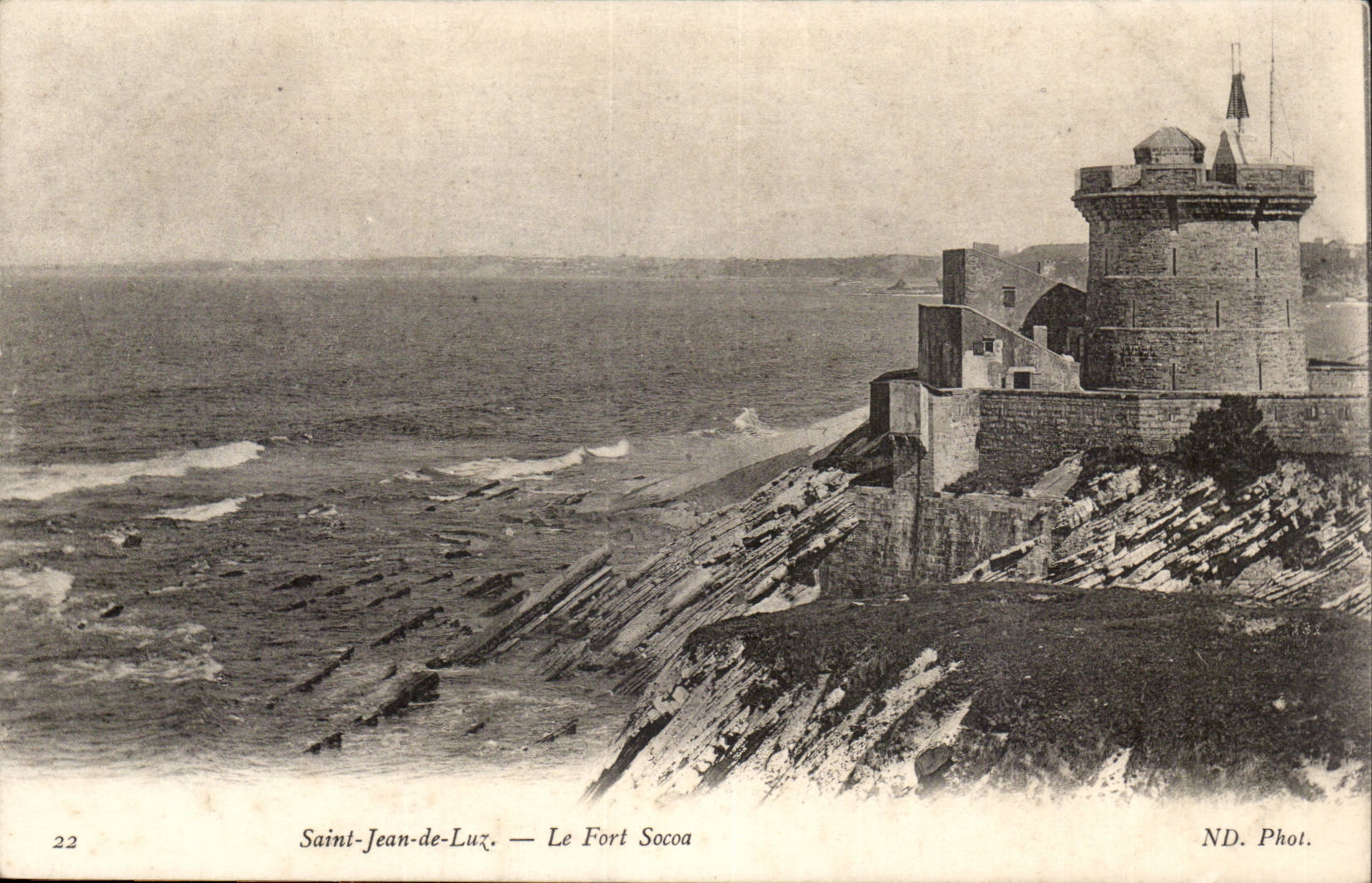 Saint Jean de luz CPA Le fort Socoa