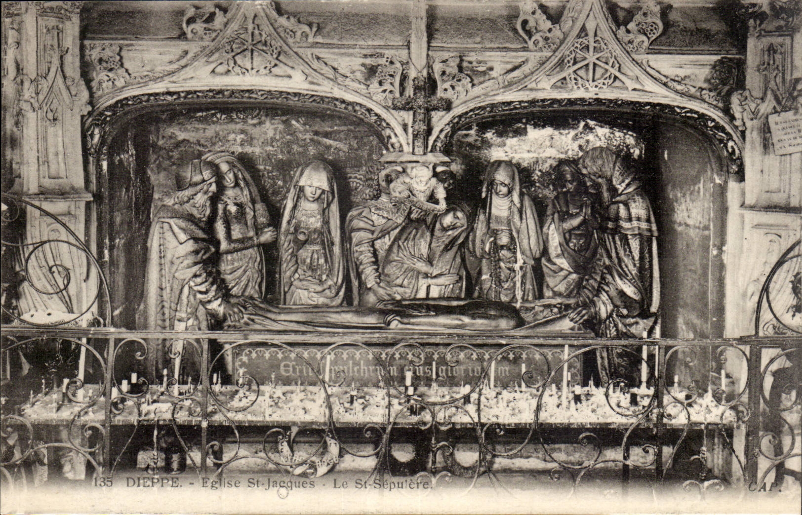 Dieppe CPA Strsepulchre Kirche-Str-Jacques