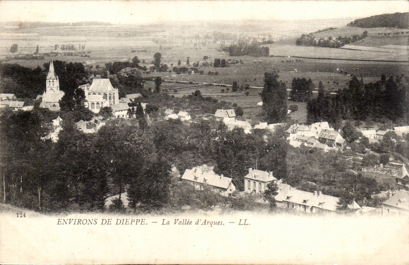 Umlagerungen von Dieppe CPA das Tal des Bogens