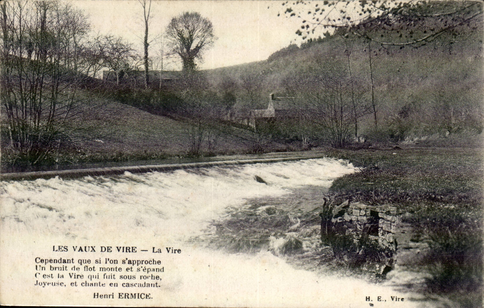 Vire CPA les Vaux de Vire La Vire