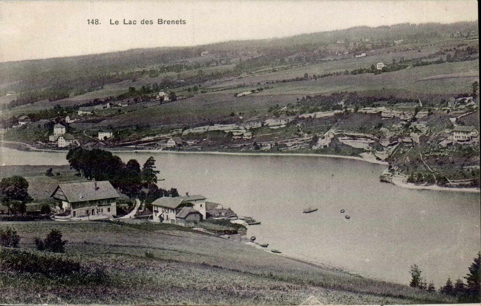 Suisse CPA Le lac des Brenets