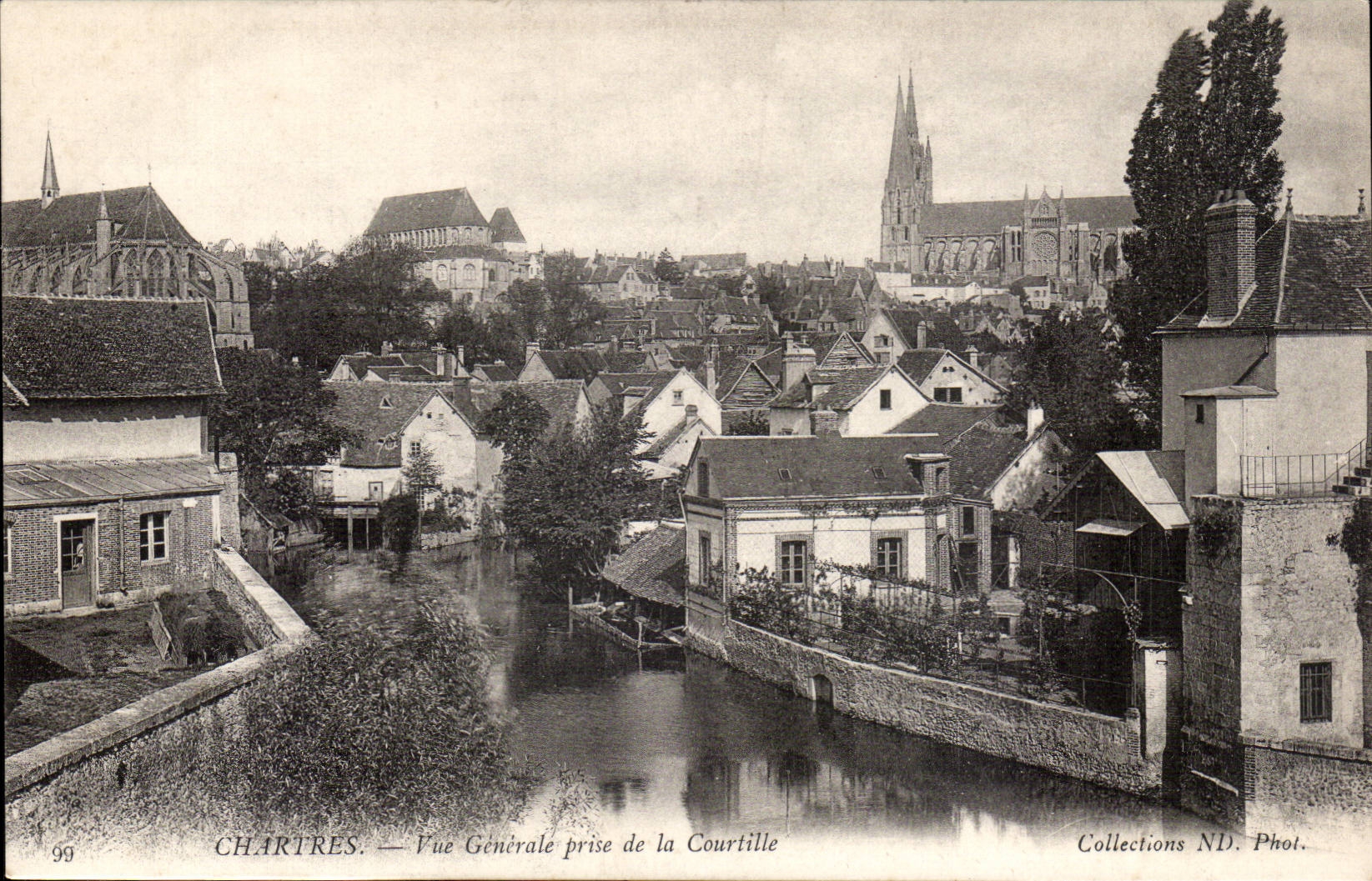 Chartres cPA View taken of Courtille